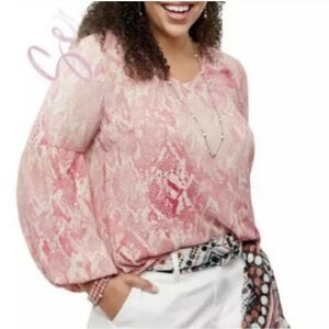 CABI Bethany Snakeprint blouse - Size Medium #5708‎